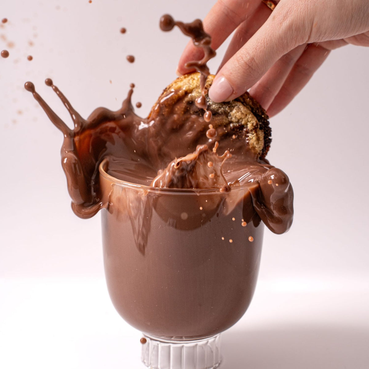 A Homemade-ish cookie dipped in chocolate